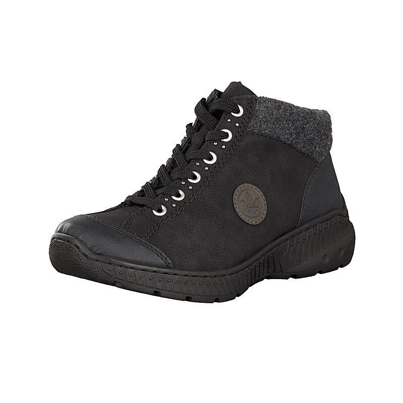 Botas Rieker N6224-00 Para Mulher - Pretas